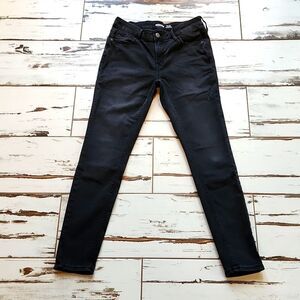 Old Navy -39 Rockstar‎ Super skinny bult-in sculpt gray size 6